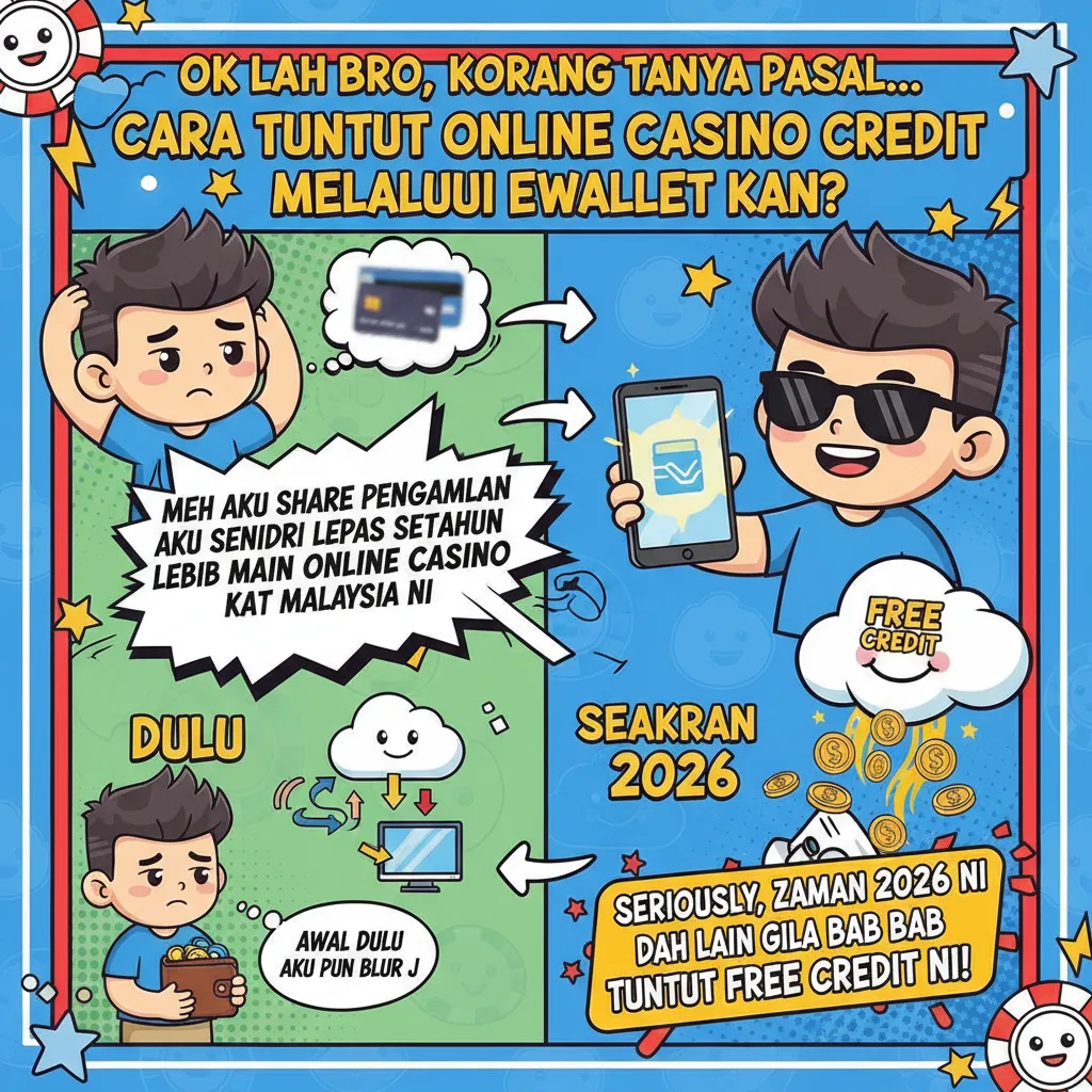 Cara Tuntut Online Casino Credit Melalui Ewallet